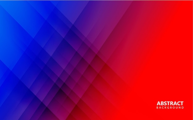 Vektor abstrakter blauer und roter hintergrund