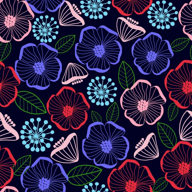 abstrakter Blumenhintergrund