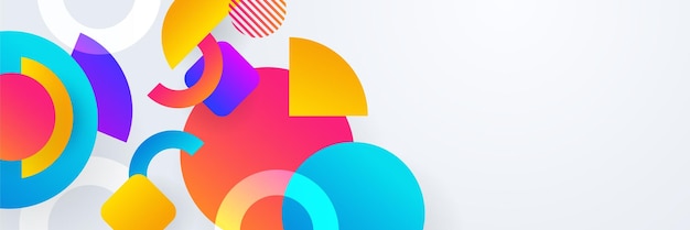 Abstrakter bunter Bannerhintergrund Farbverlauf abstrakter Hintergrund mit dynamischem Wellenlinieneffekt Vektor abstrakte Grafikdesign-Banner-Muster-Hintergrund-Web-Vorlage