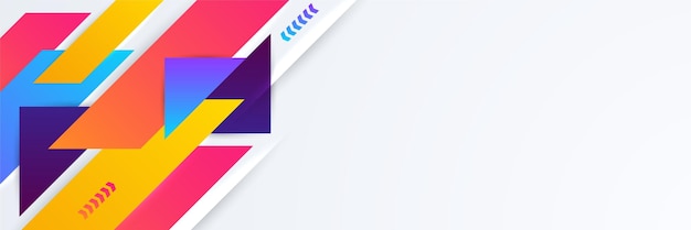 Abstrakter bunter Bannerhintergrund Farbverlauf abstrakter Hintergrund mit dynamischem Wellenlinieneffekt Vektor abstrakte Grafikdesign-Banner-Muster-Hintergrund-Web-Vorlage