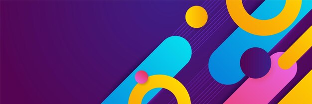 Abstrakter bunter Bannerhintergrund Farbverlauf abstrakter Hintergrund mit dynamischem Wellenlinieneffekt Vektor abstrakte Grafikdesign-Banner-Muster-Hintergrund-Web-Vorlage