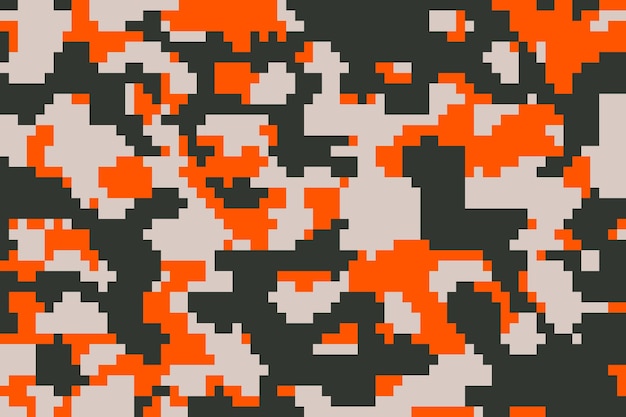 Abstrakter bunter camouflage-musterhintergrund des pixels
