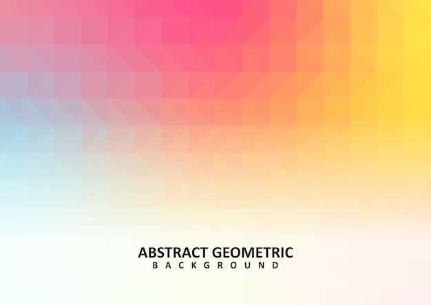 Abstrakter bunter geometrischer vektorhintergrund