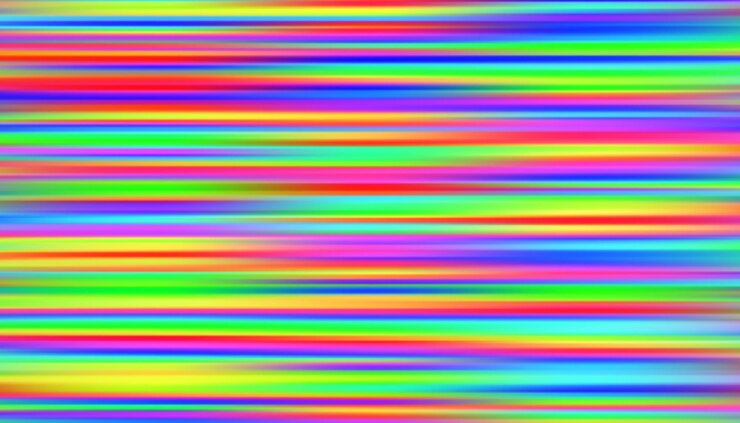 Vektor abstrakter bunter geschwindigkeitslinienhintergrund