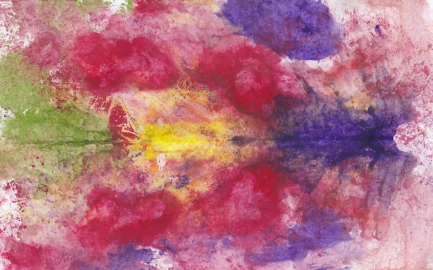 Abstrakter bunter handgemalter Aquarellvektorhintergrund