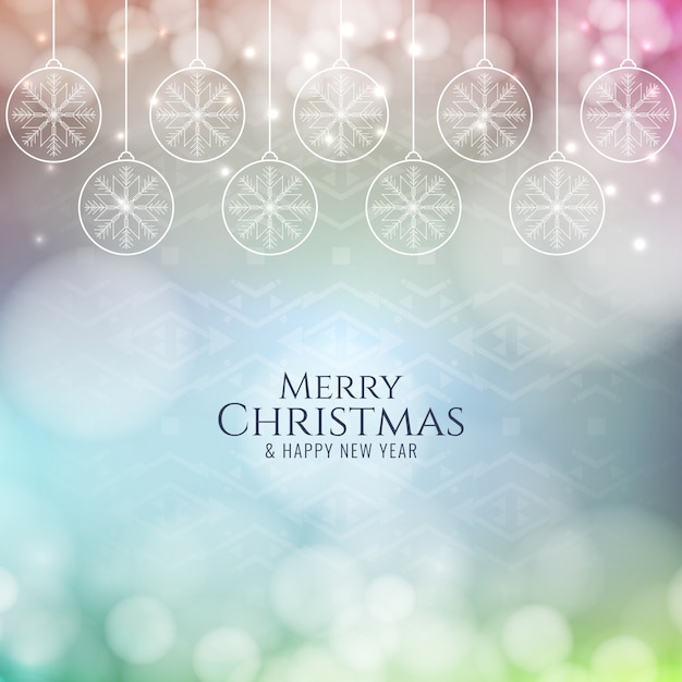 Abstrakter bunter Hintergrund der frohen Weihnachten