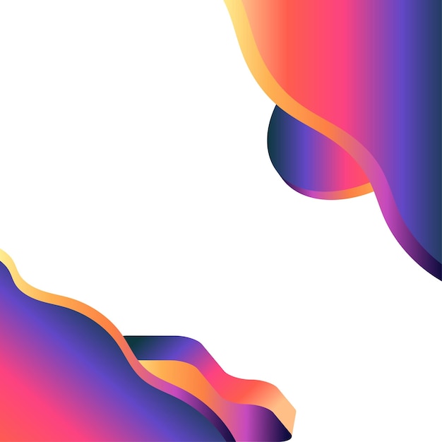 Abstrakter bunter Hintergrund mit einem weißen Hintergrund