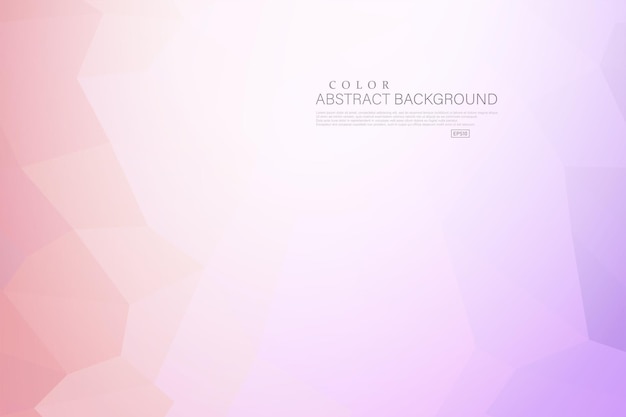 Abstrakter bunter polygonaler Hintergrund Geometrisches helles Design der zeitgenössischen Modegradientenabdeckung