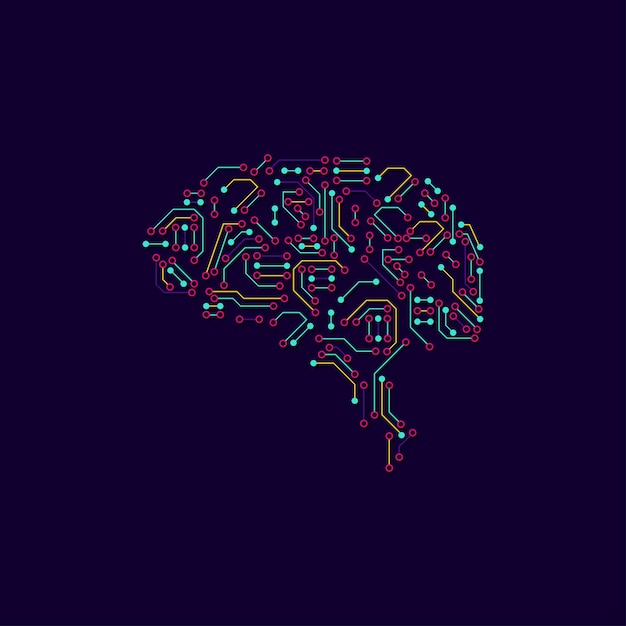 Vektor abstrakter digitaler hintergrund mit technologie-leiterplatten-textur abbildung der elektronischen hauptplatine kommunikations- und engineering-konzept vektor-illustration