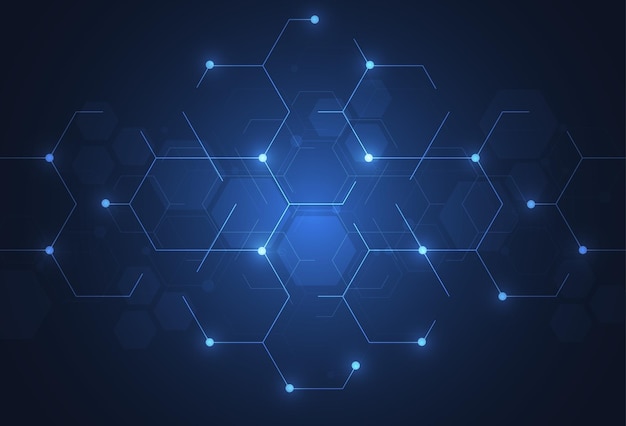 Abstrakter digitaler Hintergrund mit Technologie-Leiterplatten-Textur Abbildung der elektronischen Hauptplatine Kommunikations- und Engineering-Konzept Vektor-Illustration