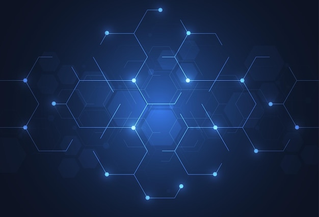 Abstrakter digitaler hintergrund mit technologie-leiterplatten-textur abbildung der elektronischen hauptplatine kommunikations- und engineering-konzept vektor-illustration