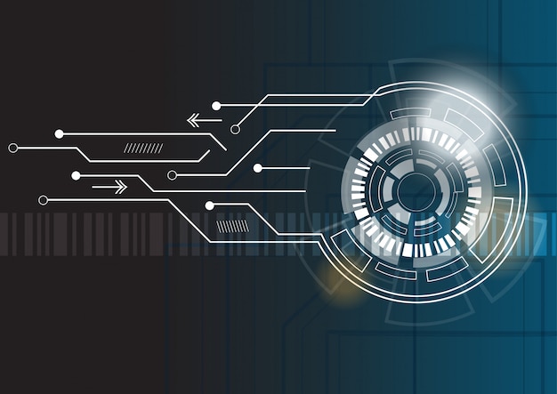 Abstrakter digitaler Hintergrund. Transformation des Geschäftswachstums