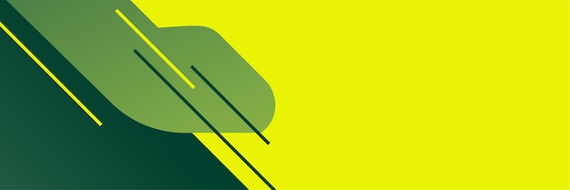 Abstrakter dunkelgrüner und gelber fahnenhintergrund. vektor abstrakte grafikdesign banner muster hintergrundvorlage.