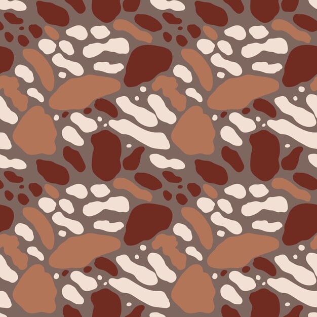 Abstrakter Fleck, nahtloses Muster aus Leopardenfell, Tierfell-Tapete, wilde afrikanische Katzen, Gepardenfell-Hintergrund, einfaches Design für Stoff-Textildruck-Oberflächenverpackungsabdeckung