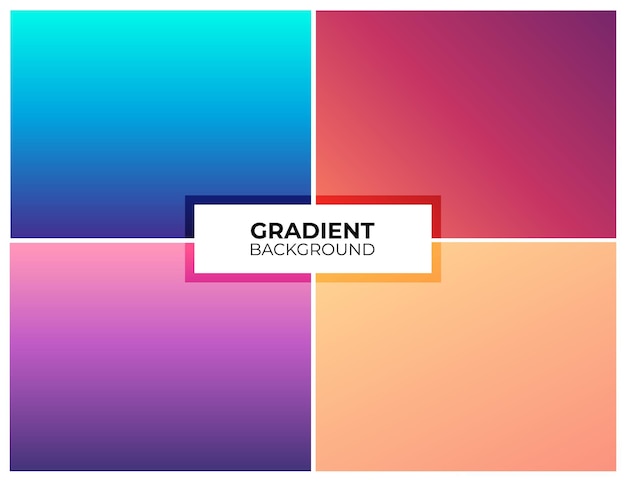 Abstrakter flüssiger Hintergrund-Set Gradient-Netz-Effekt Helle Farbmischung Verschwommene flüssige farbige Mischung