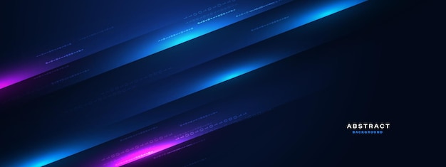 Abstrakter futuristischer Hintergrund mit leuchtendem Lichteffekt