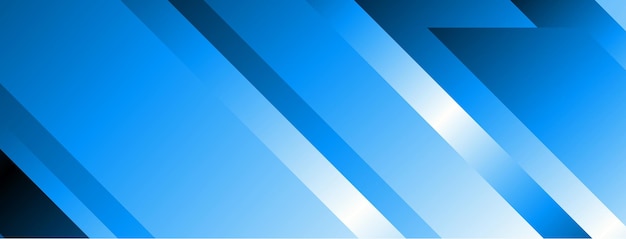 Abstrakter geometrischer Hintergrund mit blauem Farbverlauf. Modernes Formkonzept