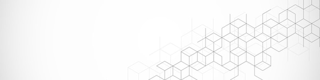 Abstrakter geometrischer Hintergrund mit isometrischem Vektor blockiert Polygonformmuster