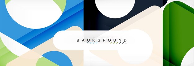 Abstrakter geometrischer Hintergrund Moderne überlappende Dreiecke Ungewöhnliche Farbformen für Ihre Nachricht Geschäfts- oder Tech-Präsentation App-Cover