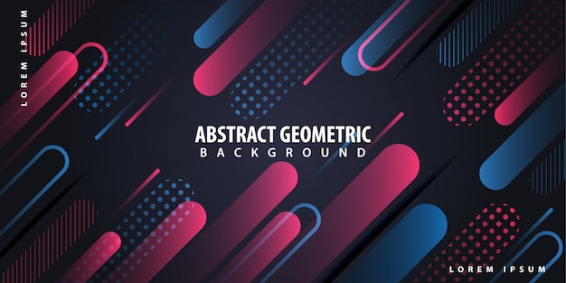 Vektor abstrakter geometrischer hintergrund