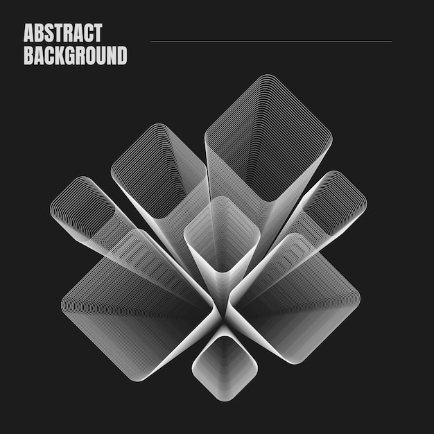 Abstrakter geometrischer Hintergrund
