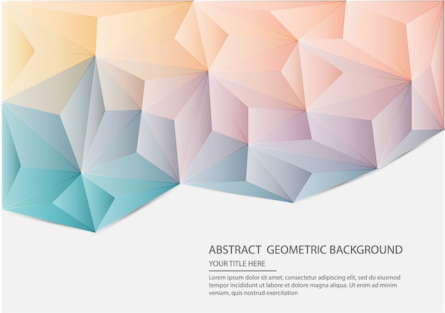 Abstrakter geometrischer hintergrund