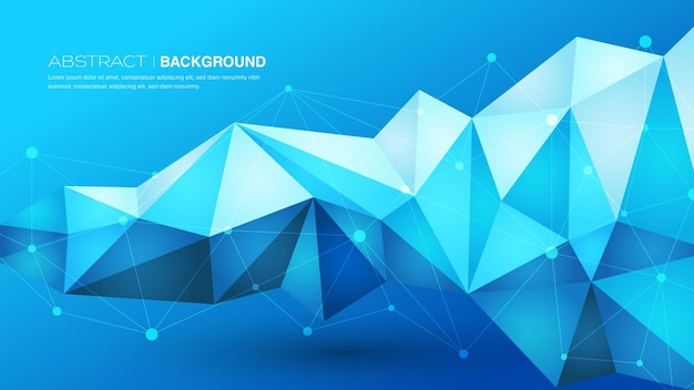 Abstrakter geometrischer Low-Poly-Hintergrund