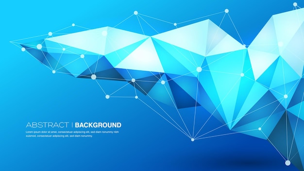 Abstrakter geometrischer Low-Poly-Hintergrund