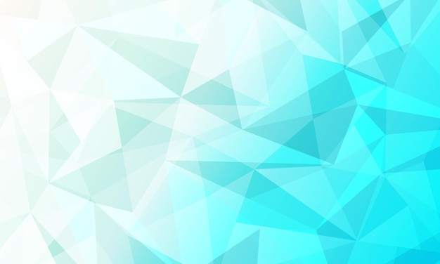 Abstrakter geometrischer niedriger Poly-Blau-Kristall-Hintergrund