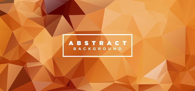 Abstrakter geometrischer, polygonaler Hintergrund, Low-Poly-abstraktes Bannerdesign