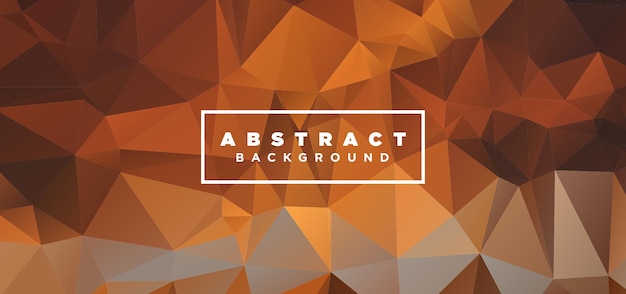 Abstrakter geometrischer, polygonaler Hintergrund, Low-Poly-abstraktes Bannerdesign