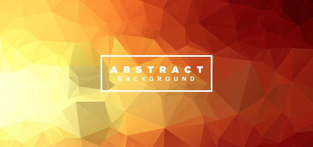 Abstrakter geometrischer, polygonaler Hintergrund, Low-Poly-abstraktes Bannerdesign