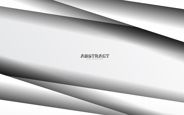 Vektor abstrakter geometrischer überlappungsschichtpapierschnitt weißer hintergrund