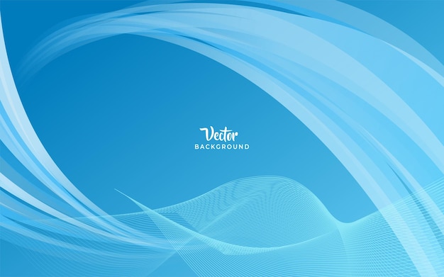 Abstrakter gewellter Design-Texturhintergrund Blauer gewellter Design-Hintergrundvektor