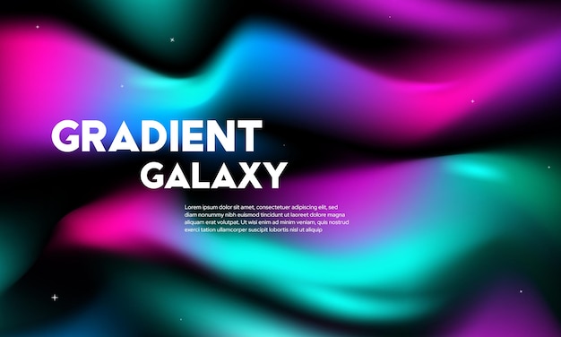 Abstrakter gradienten-galaxie-hintergrund