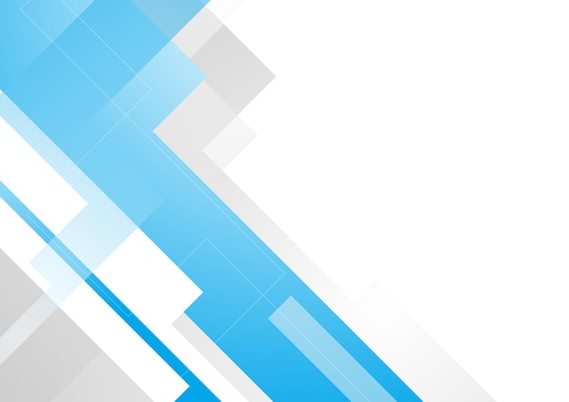 Abstrakter grauer blauer Tech-geometrischer minimaler Hintergrund