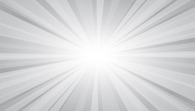 Abstrakter grauer Hintergrund mit Sonnenstrahl Sommervektorillustration