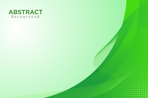 Abstrakter grün-weißer Hintergrund mit Gradient-Textur