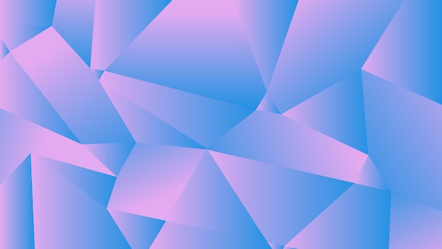 Abstrakter hellblauer und rosa geometrischer Musterhintergrund für modernes kreatives Grafikdesign