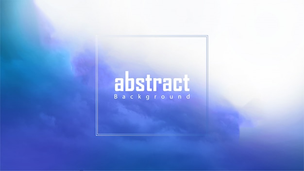 Abstrakter Hintergrund der blauen Aquarellbeschaffenheit