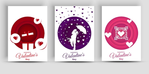 Abstrakter hintergrund des glücklichen valentinstags. a4-vektorillustration für banner, poster, karten, postkarten