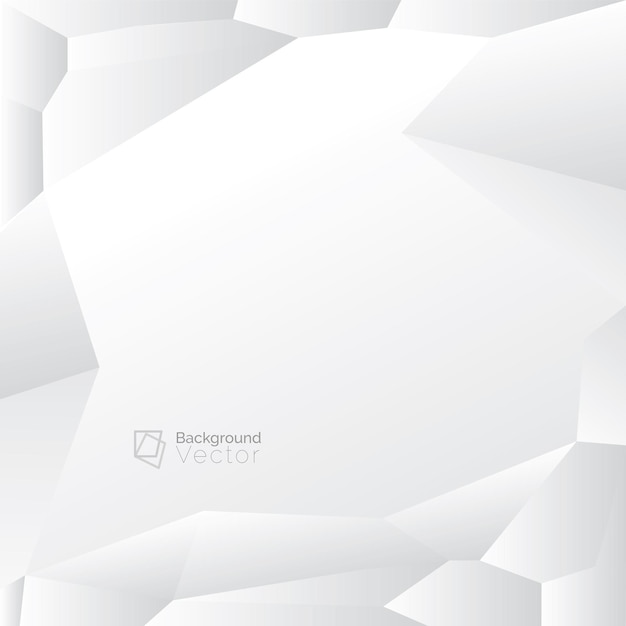 Abstrakter Hintergrund des modernen weißen grauen Polygons