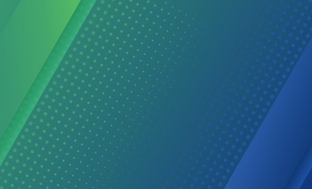Vektor abstrakter hintergrund grün und blau mit halbton
