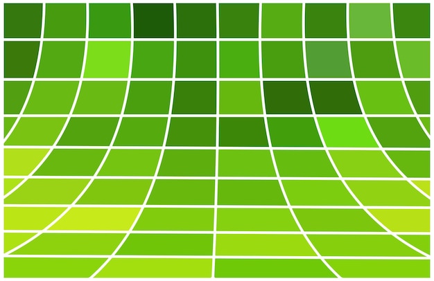 Vektor abstrakter hintergrund grünes quadratisches mosaik 3d-vektorillustration