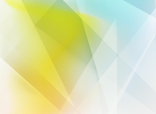 Abstrakter Hintergrund mit blau-gelben und weißen Dreiecken Vektorillustration