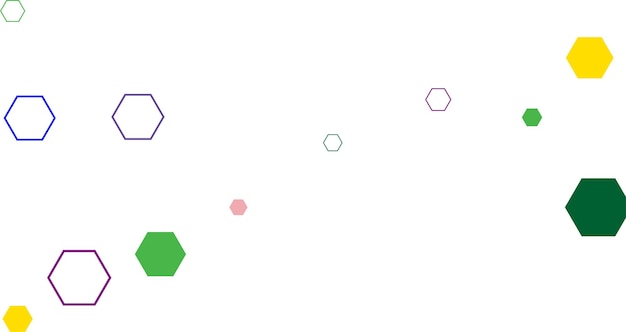 Abstrakter Hintergrund mit buntem hexagonxA