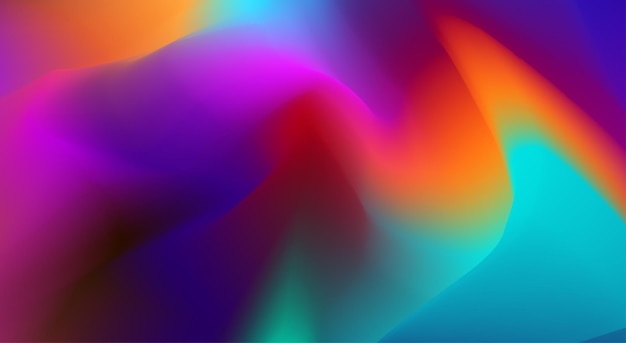 Abstrakter Hintergrund mit eleganten Abstufungen in Blau, Rot, Gelb, Lila und Schwarz