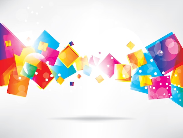 Abstrakter Hintergrund mit farbigen Elementen abstrakte Vektorillustration mit Hintergrund