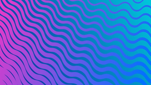 Abstrakter hintergrund mit geometrischem halbtondesign in blauen und rosa farben