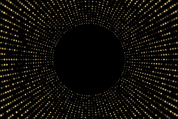 Abstrakter Hintergrund mit goldenen funkelnden Punkten
